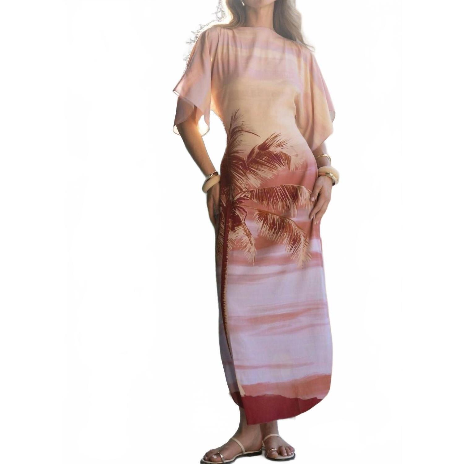 New Hemant & Nandita Asma Long Dress In Multi